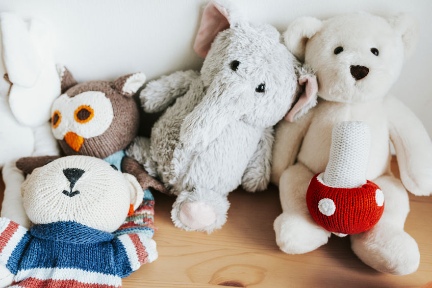teddy bears and toys