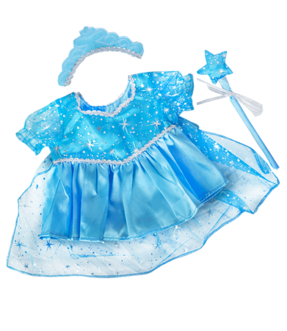 16" Blue Snow Princess Dress - Image 2
