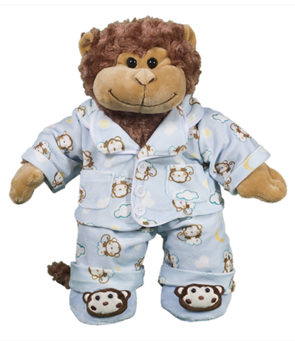 16" Blue Monkey PJ