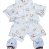8" Blue Monkey PJ's