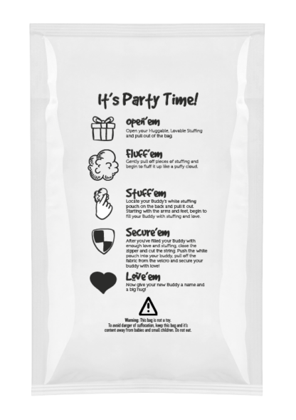 Bag of Stuffing for 8 inch Animal - Image 2