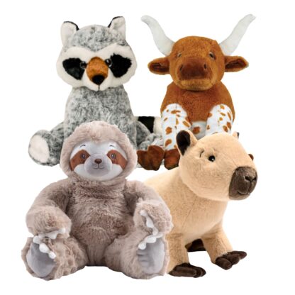 16" Wild Animals Four Pack <br>* Includes Stuffing *<br/>