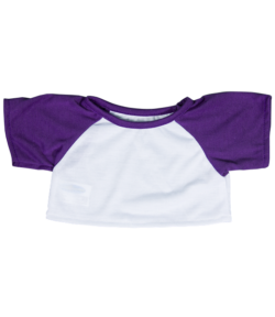 Purple Baseball T-Shirt for Stuffed Animals