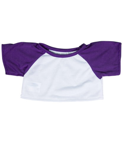 Purple Baseball T-Shirt for Stuffed Animals