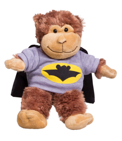 8" Bat Bear Tee with Cape - Image 3