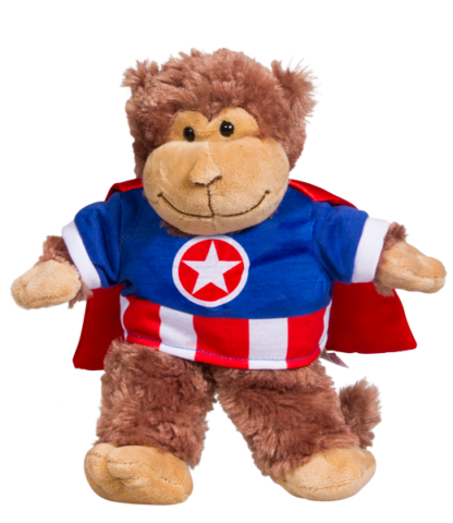 8" Captain "Bear" ican Tee w/Cape - Image 2
