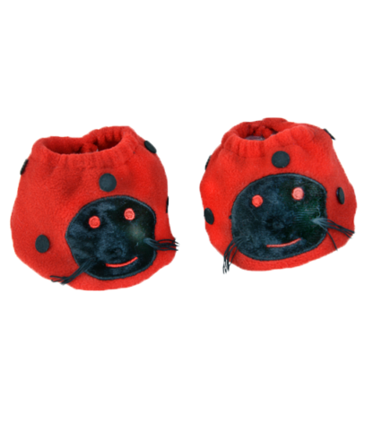 LadyBug Slippers For Stuffable Animal
