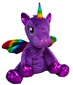 Purple Winged Unicorn Stuffable Animal