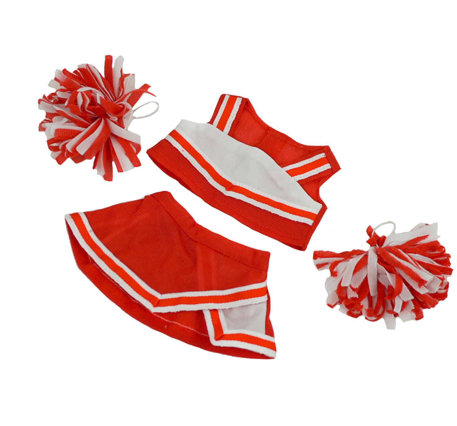red and white cheer uniform