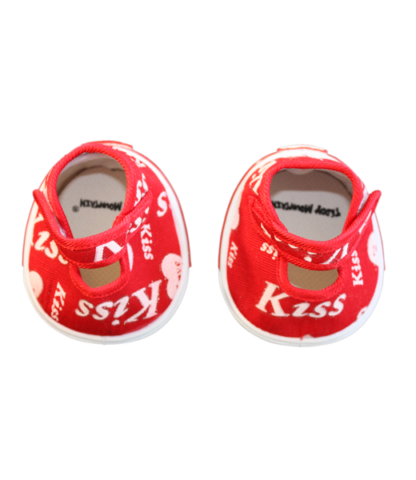 Red Kiss Shoes for Stuffed Animals