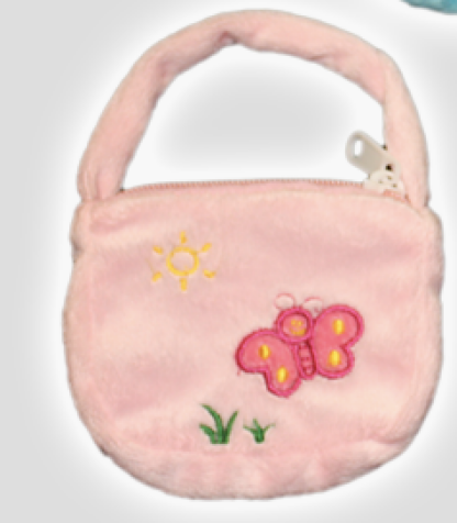 Light Pink Purse for Stuffed Animals