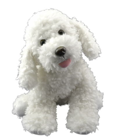 16" White Poodle