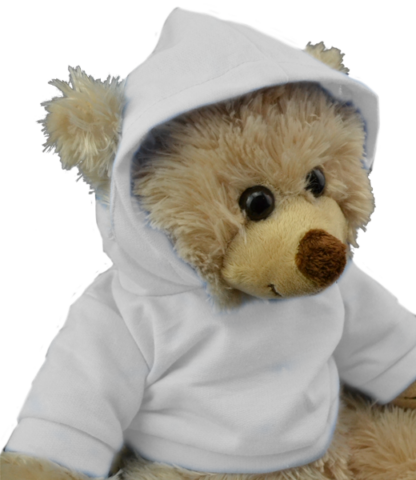 16" White Hoodie - Image 2