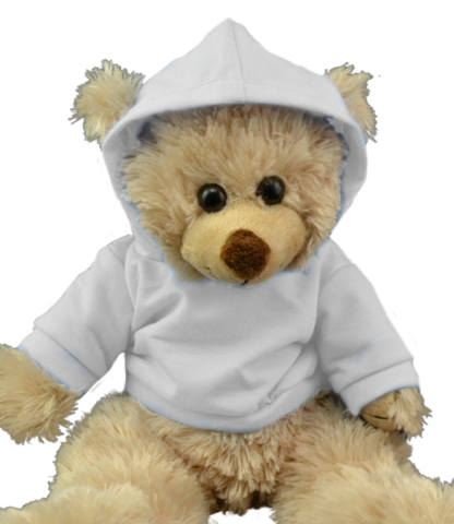 16" White Hoodie