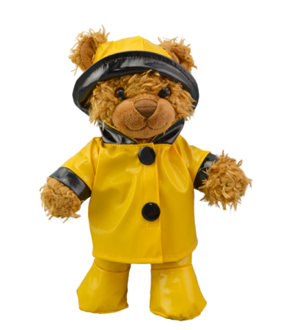 Yellow Rain Slicker for 8" Stuffed Animals