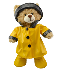 Yellow Rain Outfit for 16" Stuffed Animals