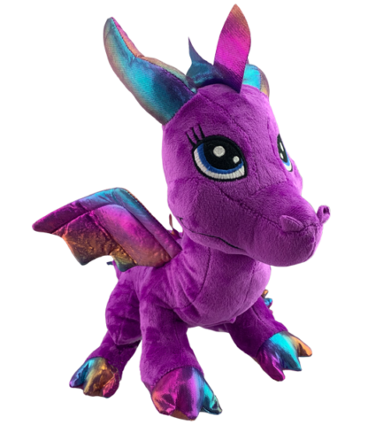 16" Friendly Purple Dragon