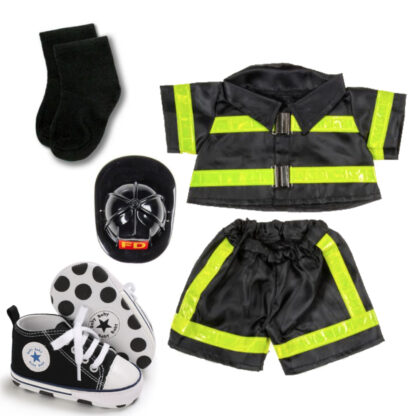 16" Fireman Uniform and Black Shoes