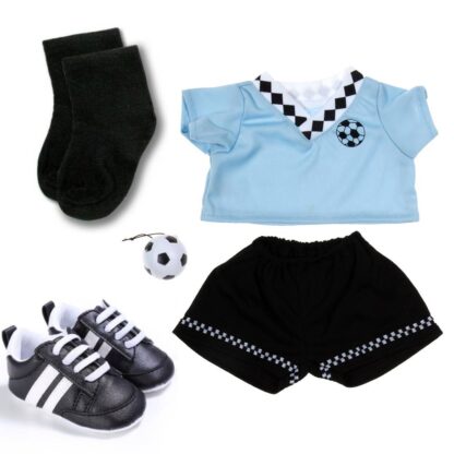 16" Blue Soccer Uniform & Shoes