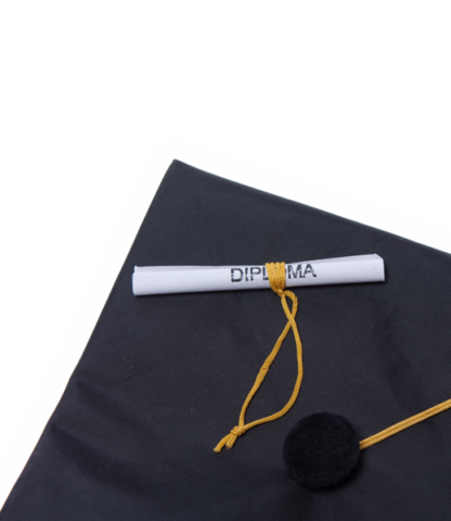 8" Graduation Cap and Gown - Image 2