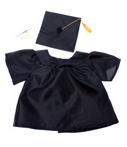 8" Graduation Cap and Gown