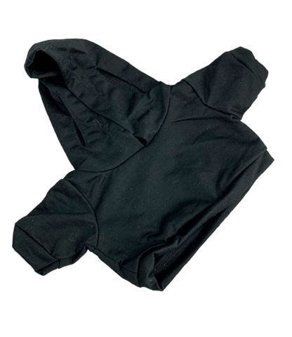 16" Black Hoodie