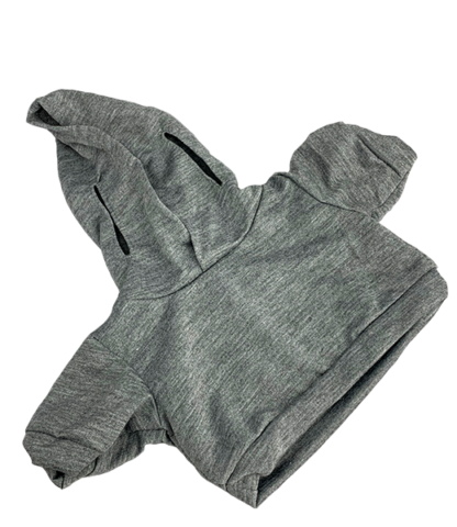 8" Gray Hoodie