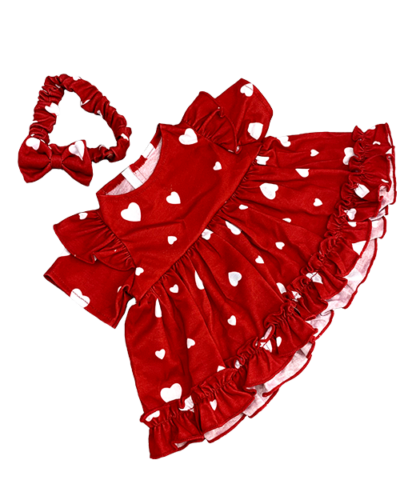 8" Lotta Love Dress w/Headband - Image 2