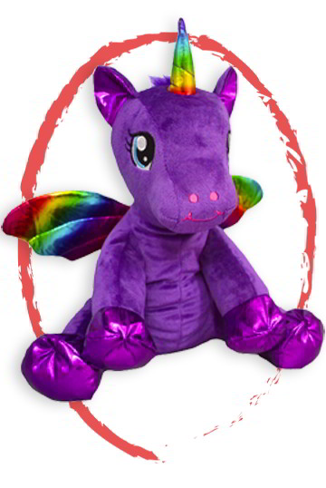 Plush Rainbow Elephant 16 Inch/40cm Build Your Own Teddy Bear Making Kit No  Sew 