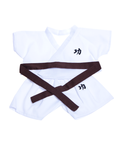 16" Martial Arts Uniform w/ 5 Color Belts