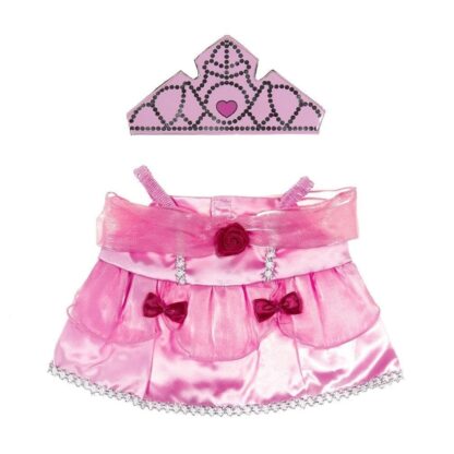 16" Pink Prom Dress w/Crown
