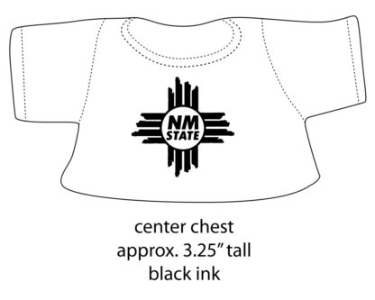 Custom Printing - 16" White One color - NMSU