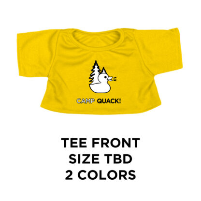 Custom Printing - 8" Yellow T-Shirt - Camp Quick