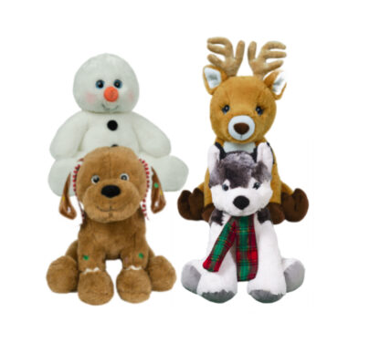 16" Holiday Friends Four Pack-<br>* Includes Stuffing *<br/>Single