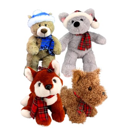 16" Plaid Tiding Four Pack<br>* Includes Stuffing *<br/>
