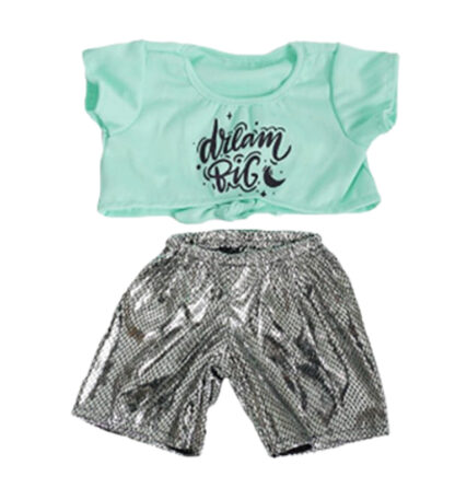 16″ Girls Dream Big Knot Tee & Leggings