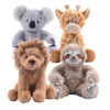 16″ ZooBeDo Africa Animals Four Pack<br>* Includes Stuffing *