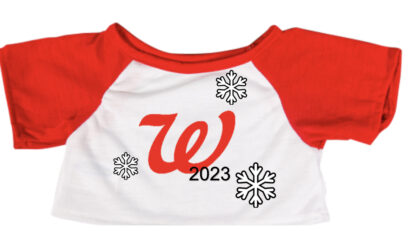 Custom Printing - 8" Baseball w/Red Sleeves