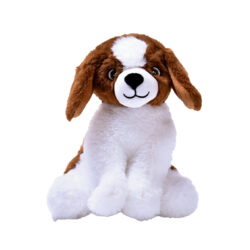 6" Brown Dog<br>Includes White T-Shirt<br>No Stuffing
