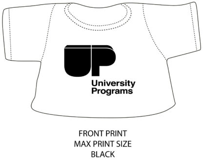 Custom Printing White 8" T-Shirt - UARK