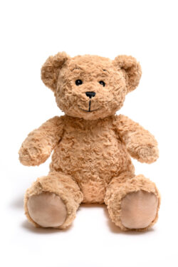 16" Brown Curly Teddy Bear - ECO - Single