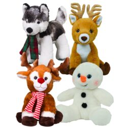 16" Holiday Friends Four Pack<br>* Includes Stuffing *