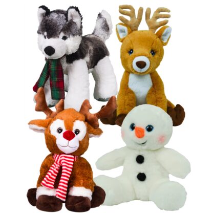 16" Holiday Friends Four Pack<br>* Includes Stuffing *