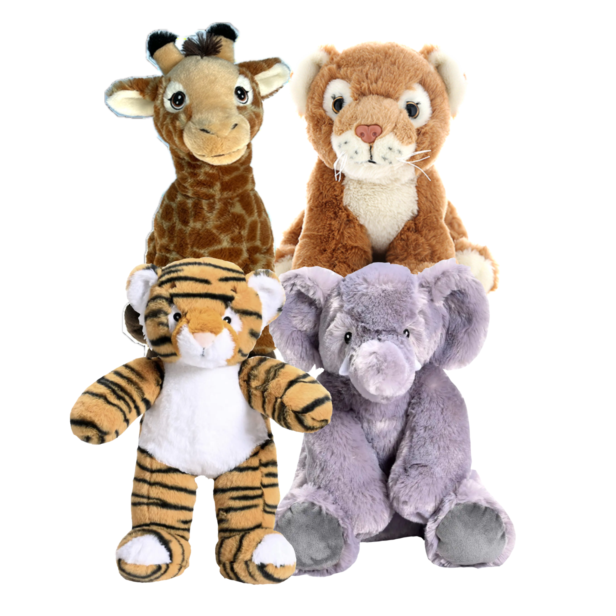 16" Jungle Four Pack * Includes Stuffing *