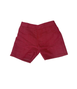 16" Red Denim Pants