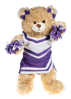 16" Purple and White Cheer Uniform